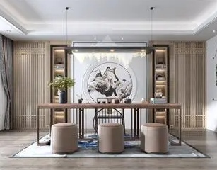 鹰潭新中式风格茶室如何规划设计